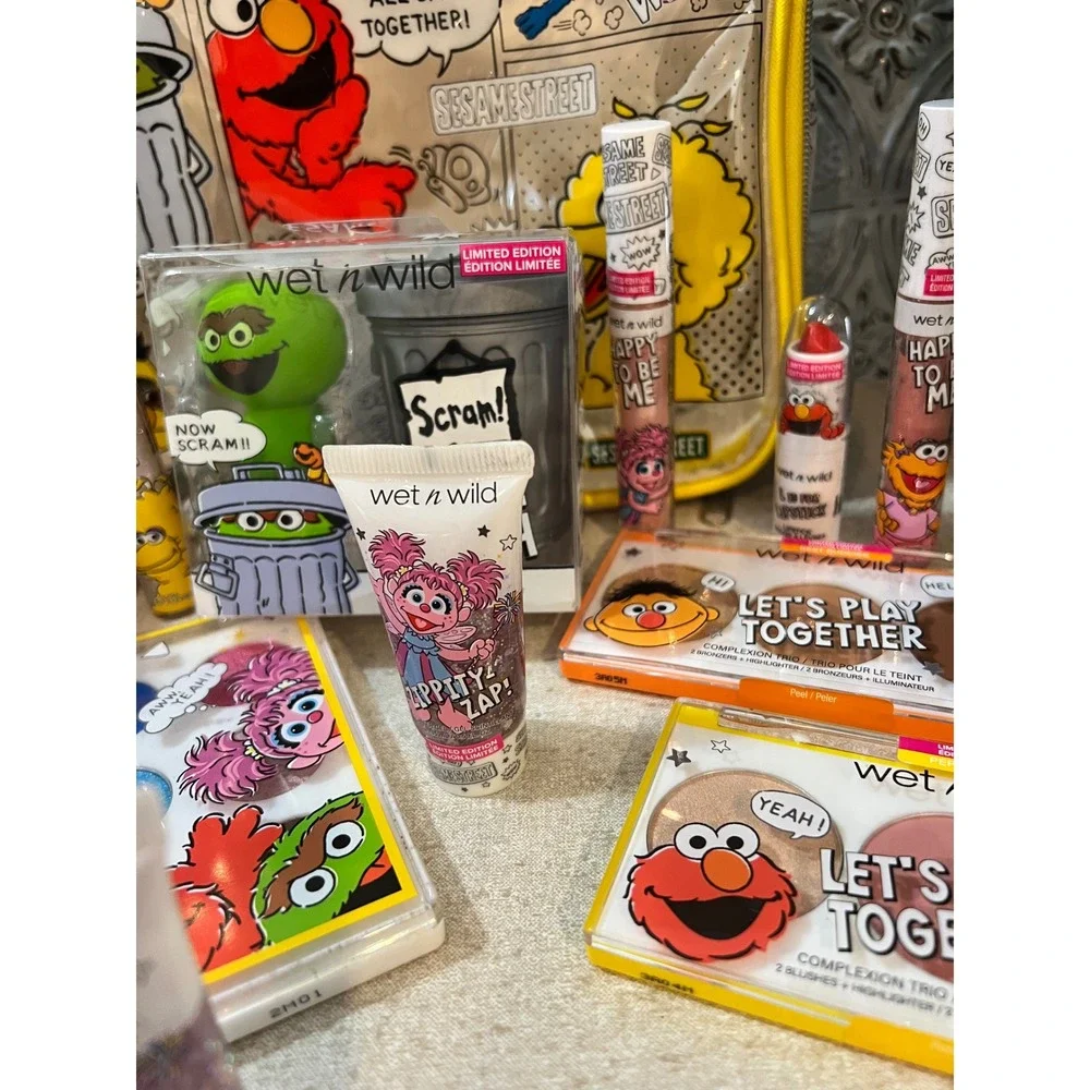 Wet n Wild Sesame Street Limited Edition Makeup Collection Full Set New NIB